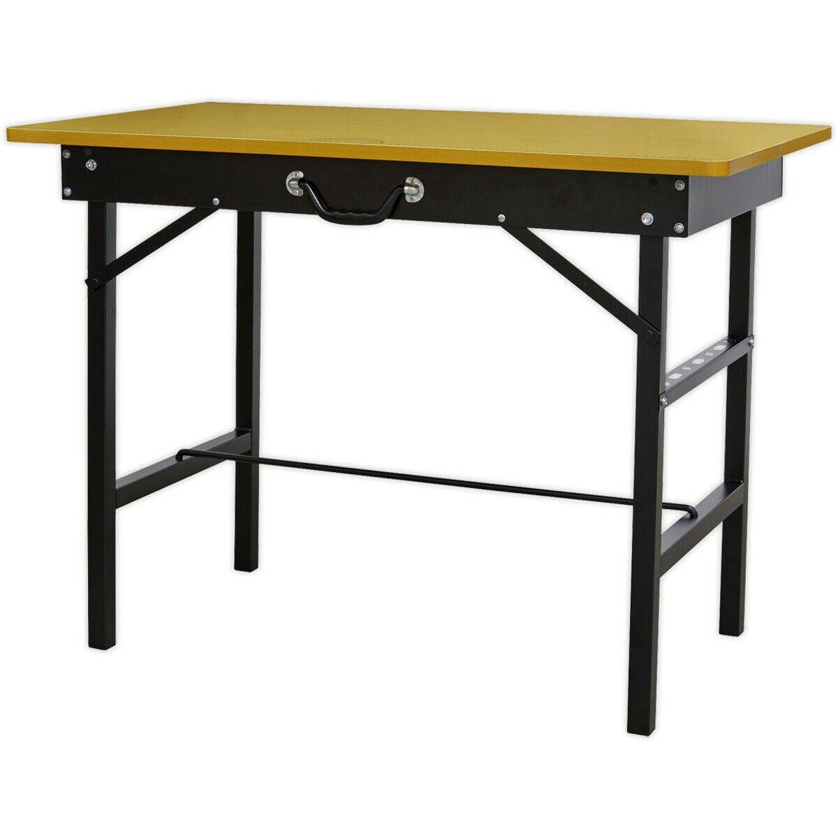 1m Folding Portable Workbench - Lightweight & Carry Handles - Painter DIY Table