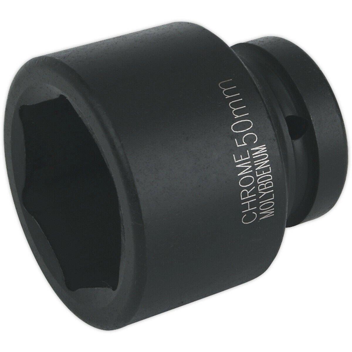 50mm Forged Impact Socket - 1 Inch Sq Drive - Chromoly Impact Wrench Socket