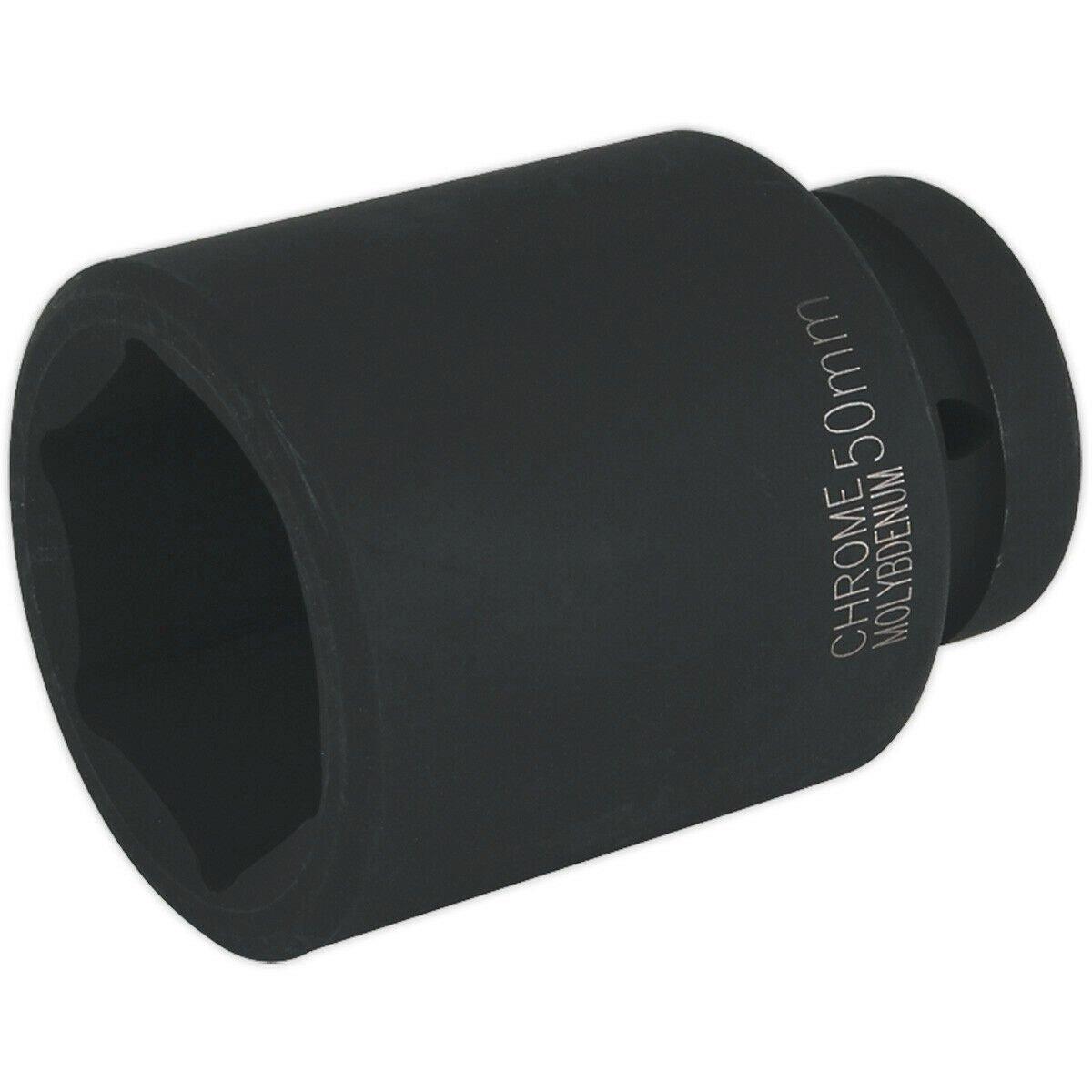 50mm Forged Deep Impact Socket - 1 Inch Sq Drive - Chromoly Wrench Socket