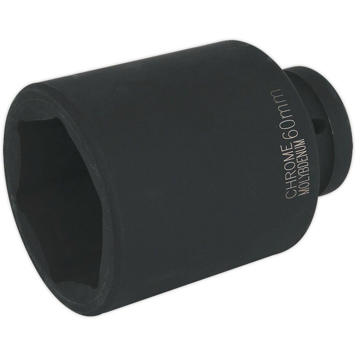 60mm Forged Deep Impact Socket - 1 Inch Sq Drive - Chromoly Wrench Socket