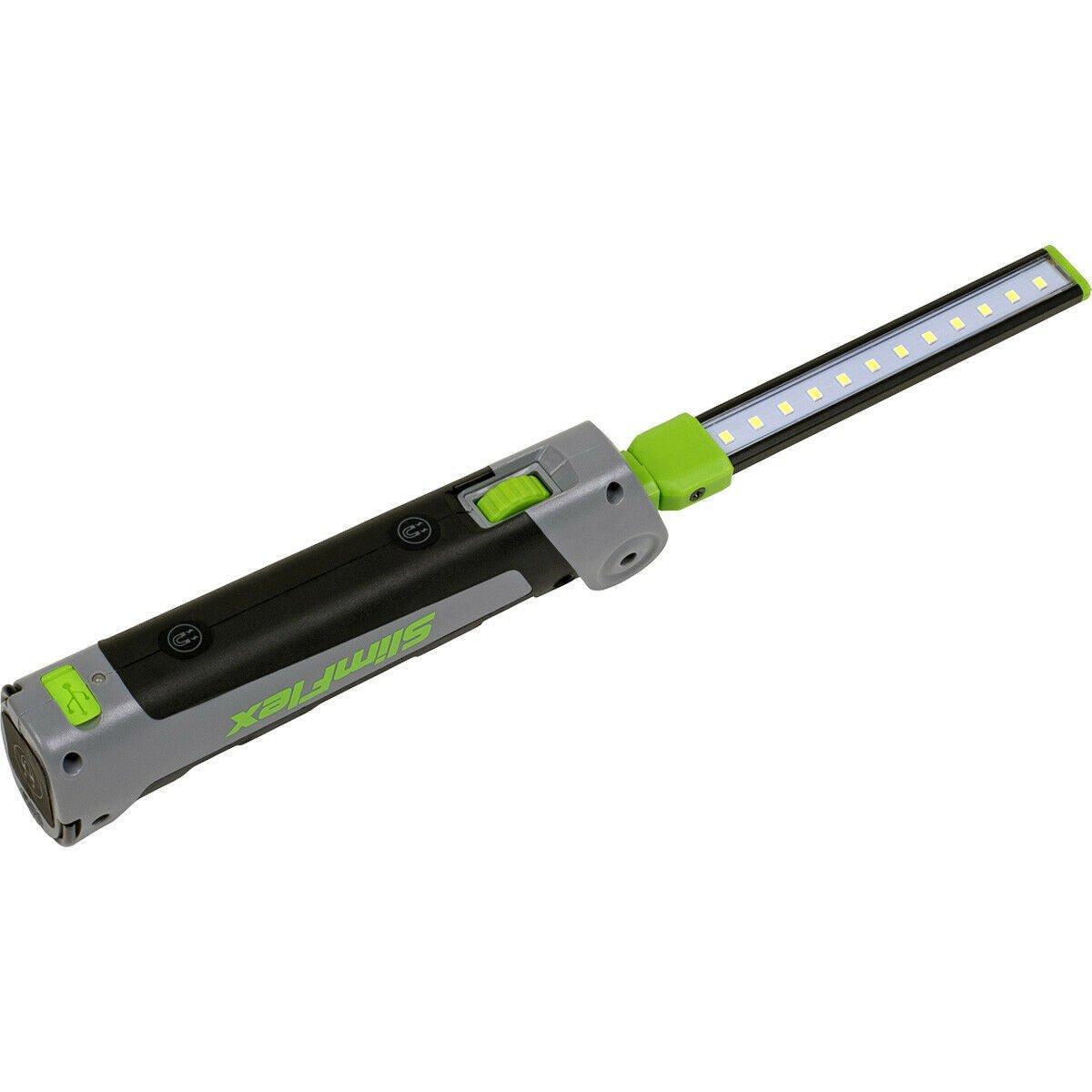 Slimline Inspection Light - 12 SMD + 1W SMD LED - Rechargeable - 400 + 70 Lumens
