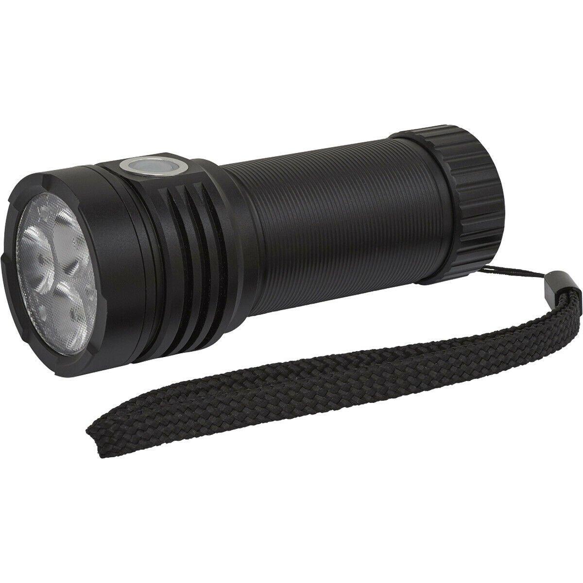 ULTRA BRIGHT 3500lm Rechargeable LED Torch - OSRAM P9 30W - 250m Light Range