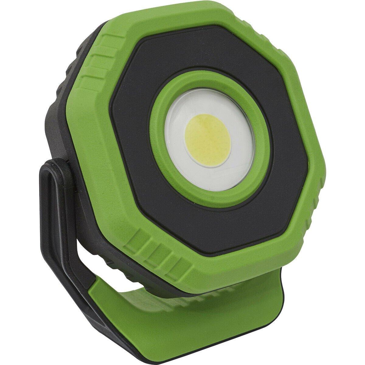 360A,Adeg Pocket Floodlight - 7W COB LED - Rechargeable - Magnetic Base - Green