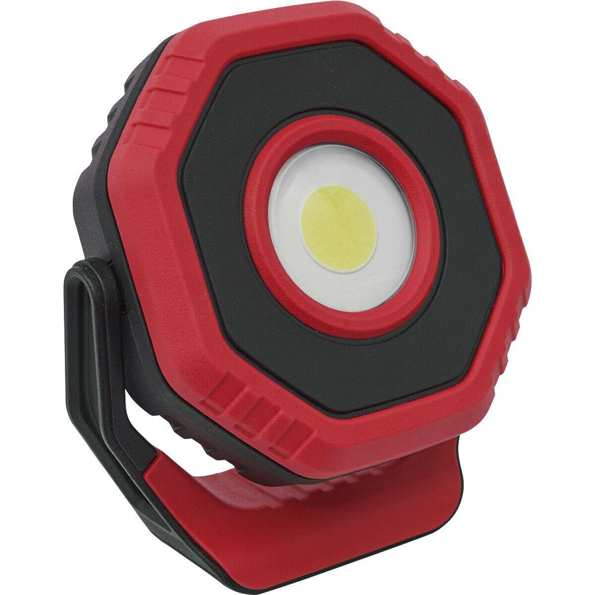 360A,Adeg Pocket Floodlight - 7W COB LED - Rechargeable - Magnetic Base - Red