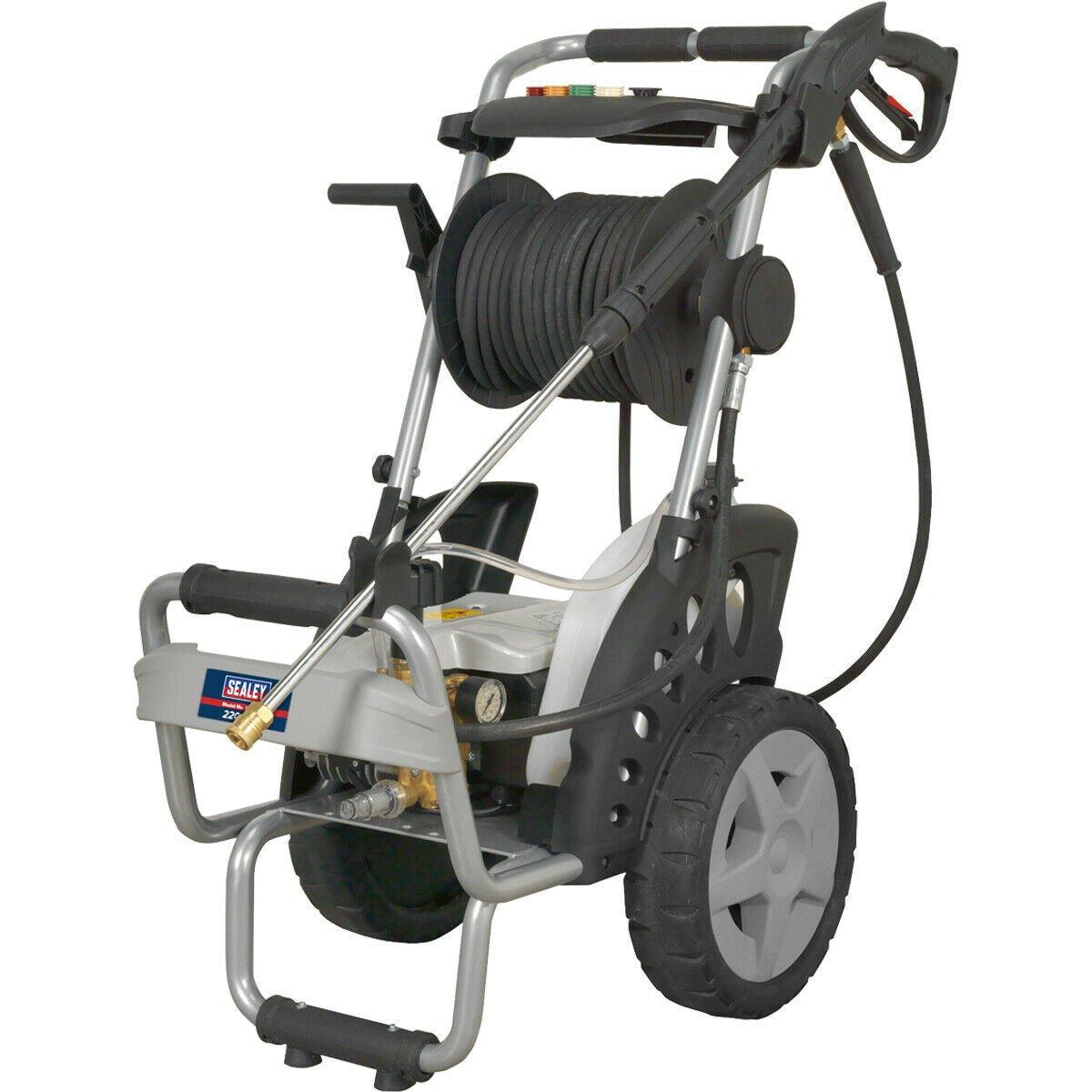 Premium Pressure Washer with Total Stop System & Nozzle Set - 10m Hose - 150bar