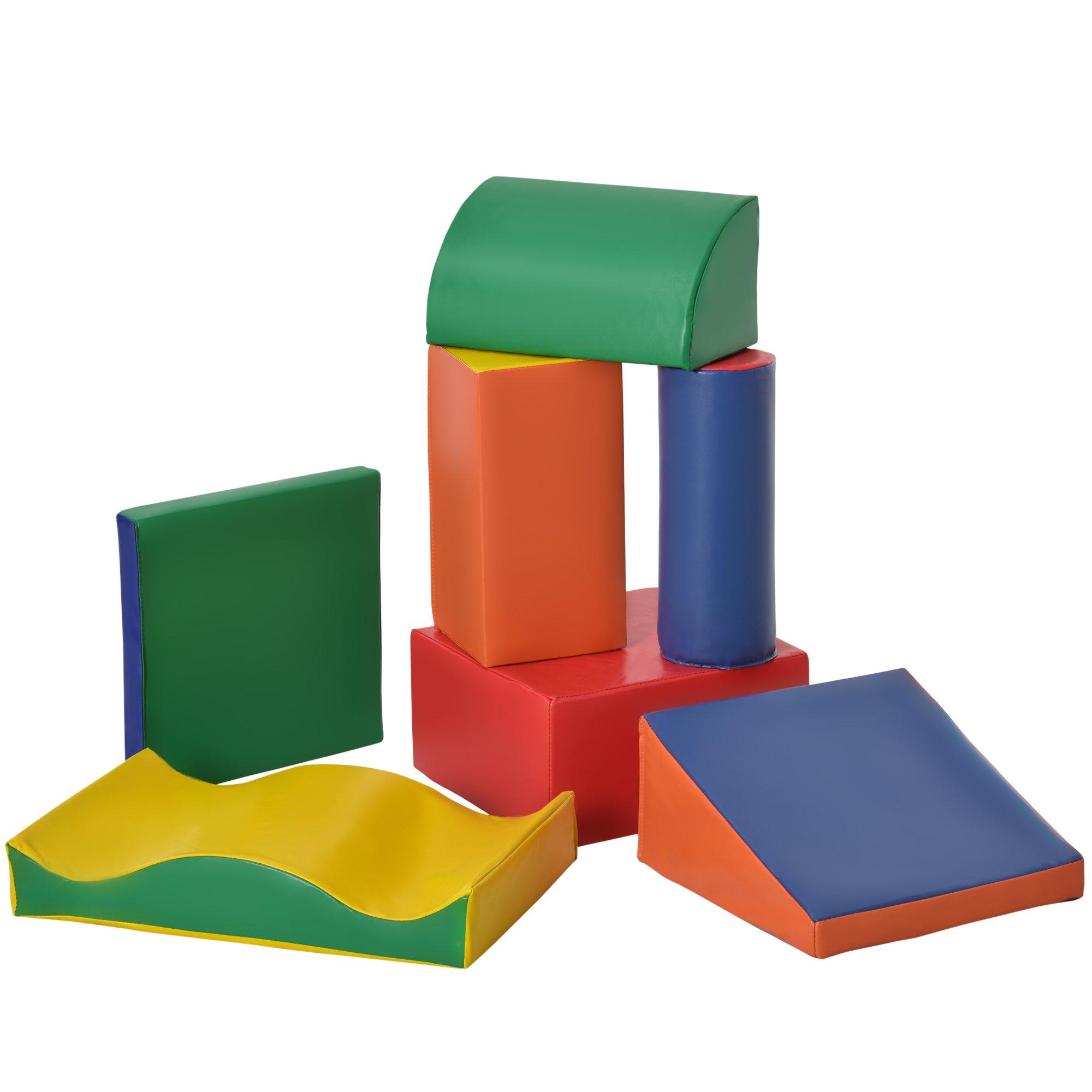 7 Pcs Kids Soft Foam Puzzle Play Blocks Set Learning Toddler Activity