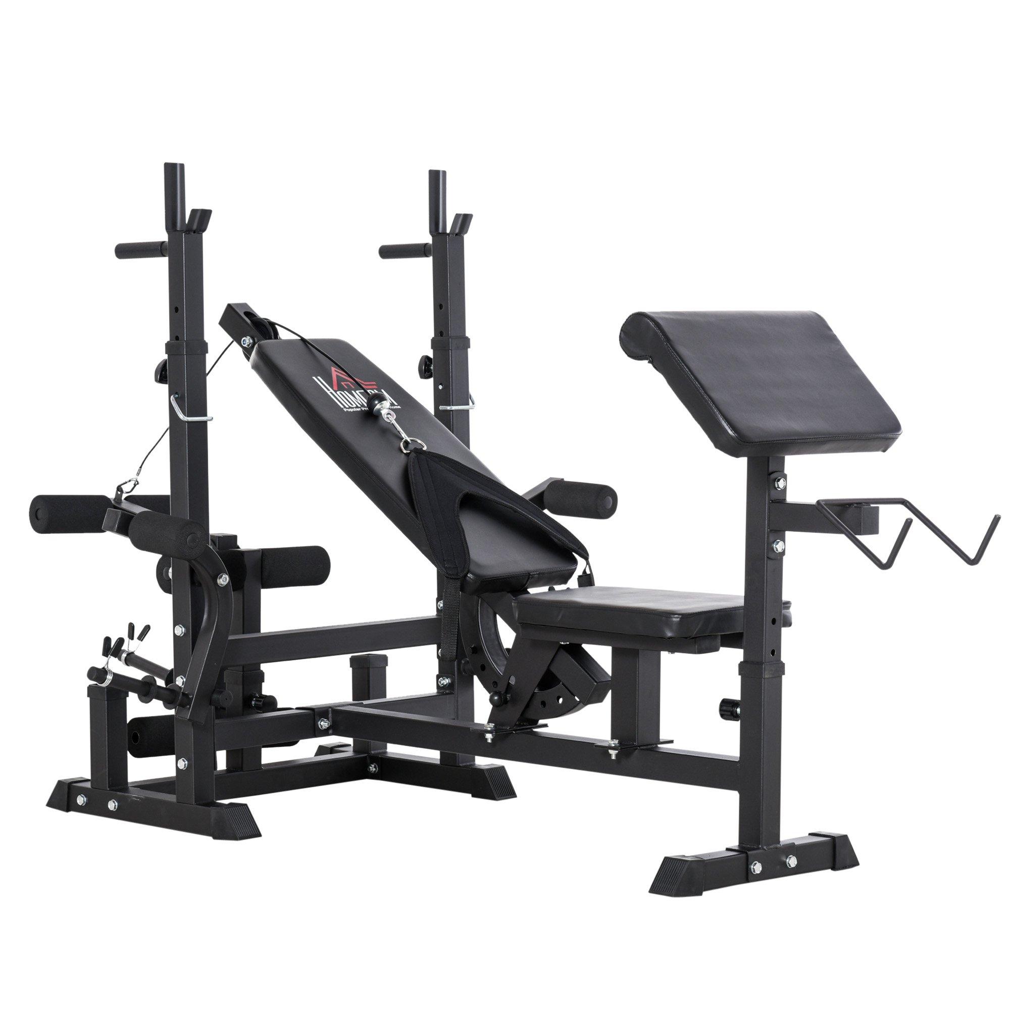 Multi Exercise Full Body Weight Bench with Bench Press and Extension