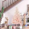 HOMCOM 6FT Realistic Design Faux Christmas Tree Metal Stand thumbnail 3