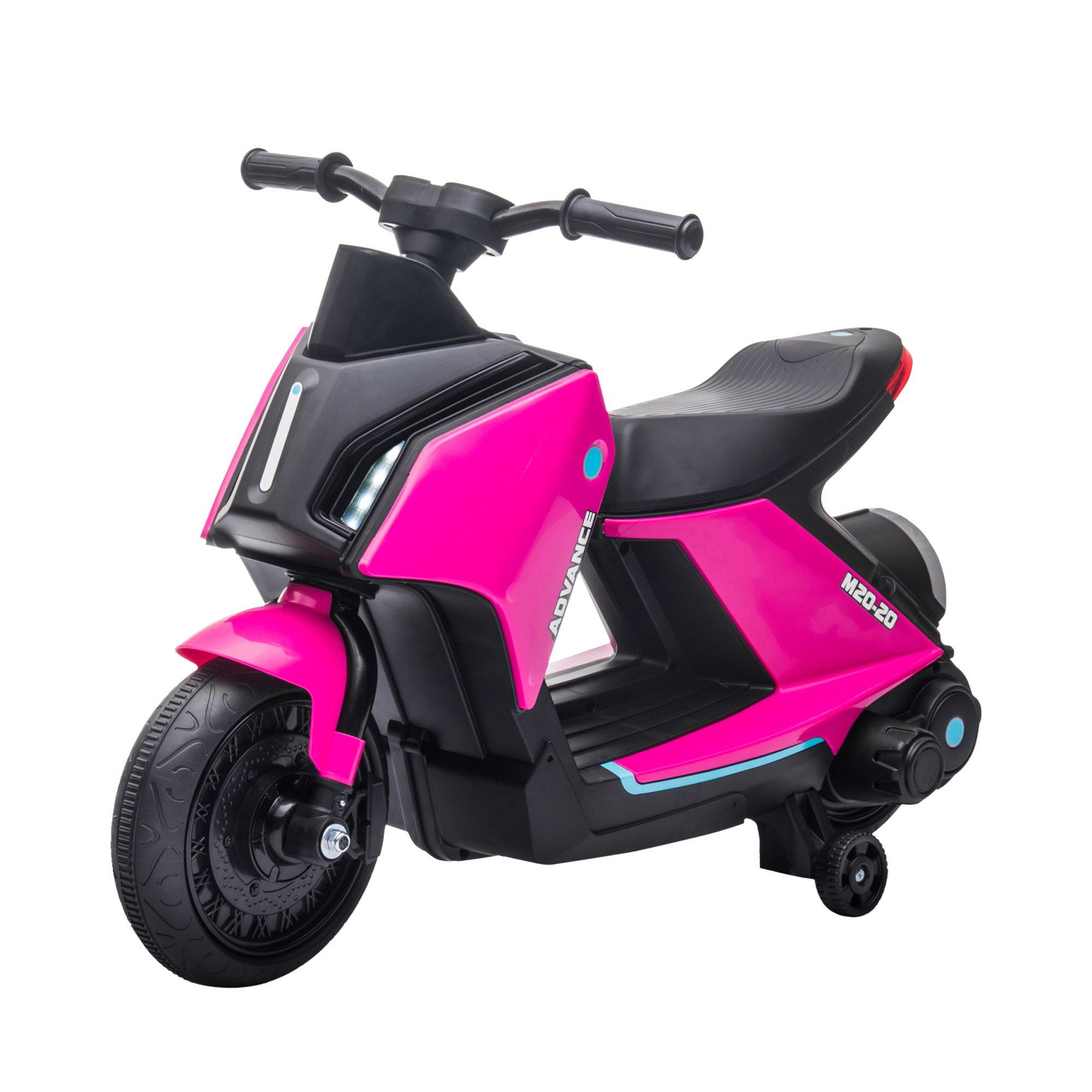 Homcom Kids Electric Motorcycle Ride-On Toy Pink