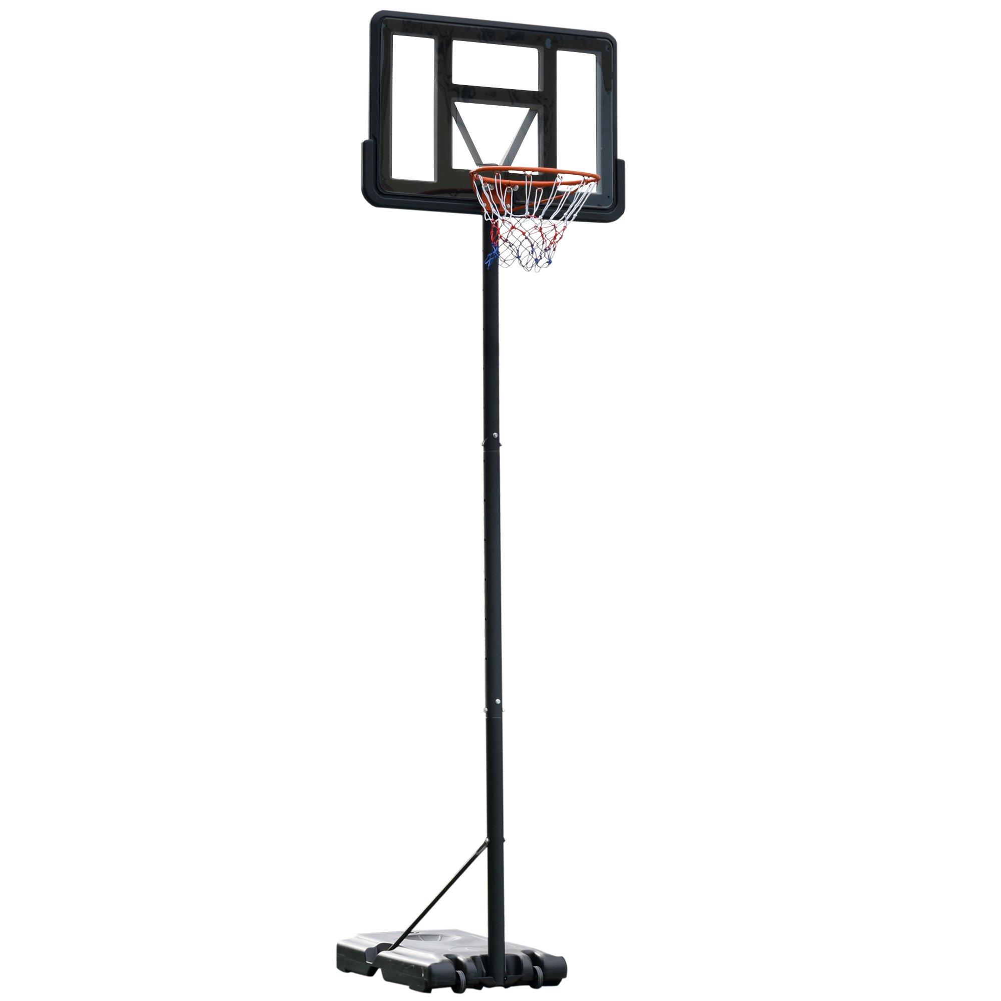 Basketball Stand 231 305cm Adjustable Basketball Hoop with Wheels