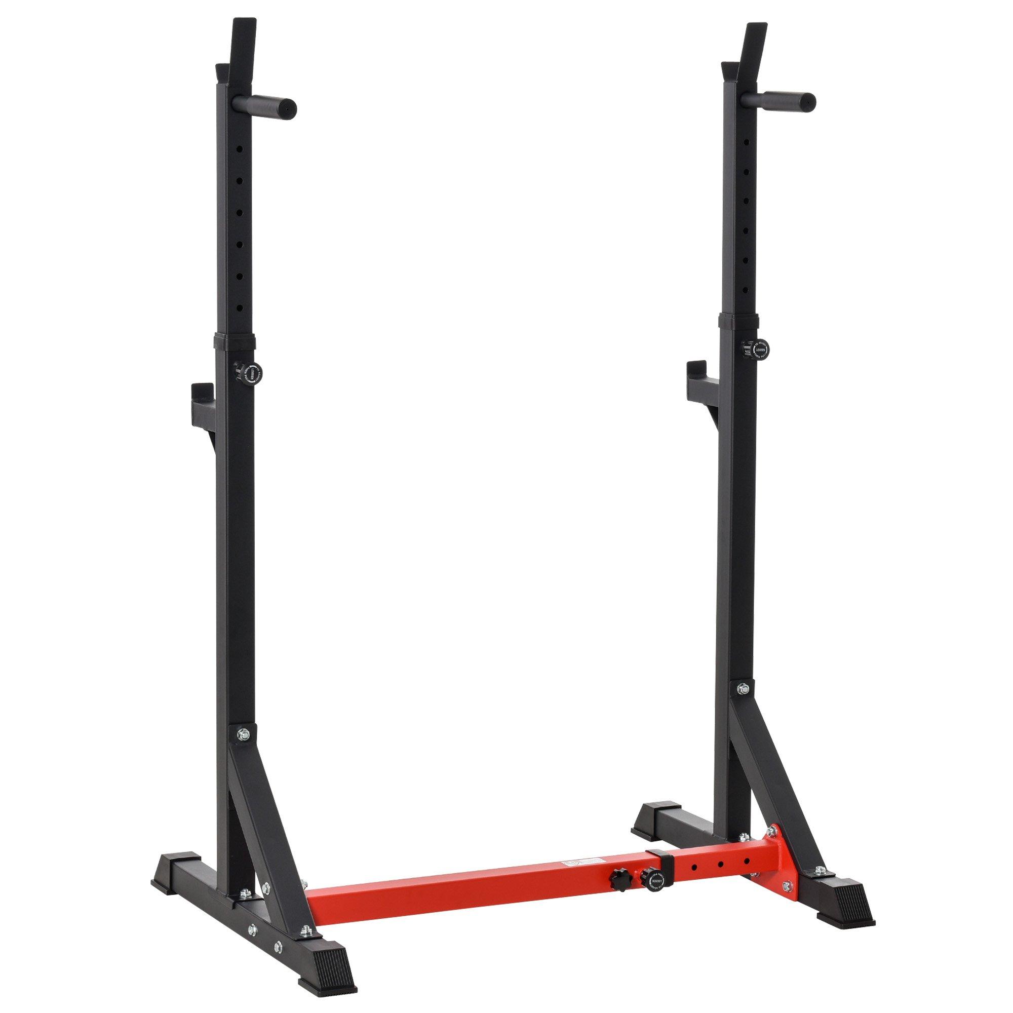 Barbell Rack Squat Dip Stand Weight Lifting Bench Press Home Gym