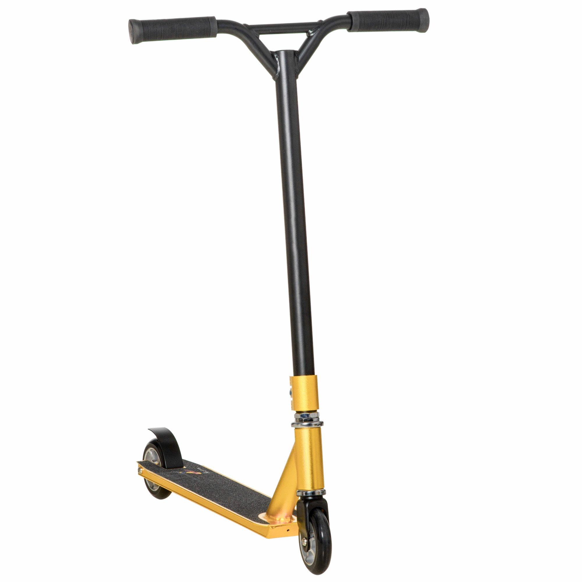 Stunt Scooter Entry Level Tricks Scooter for 14+ Beginners, Gold