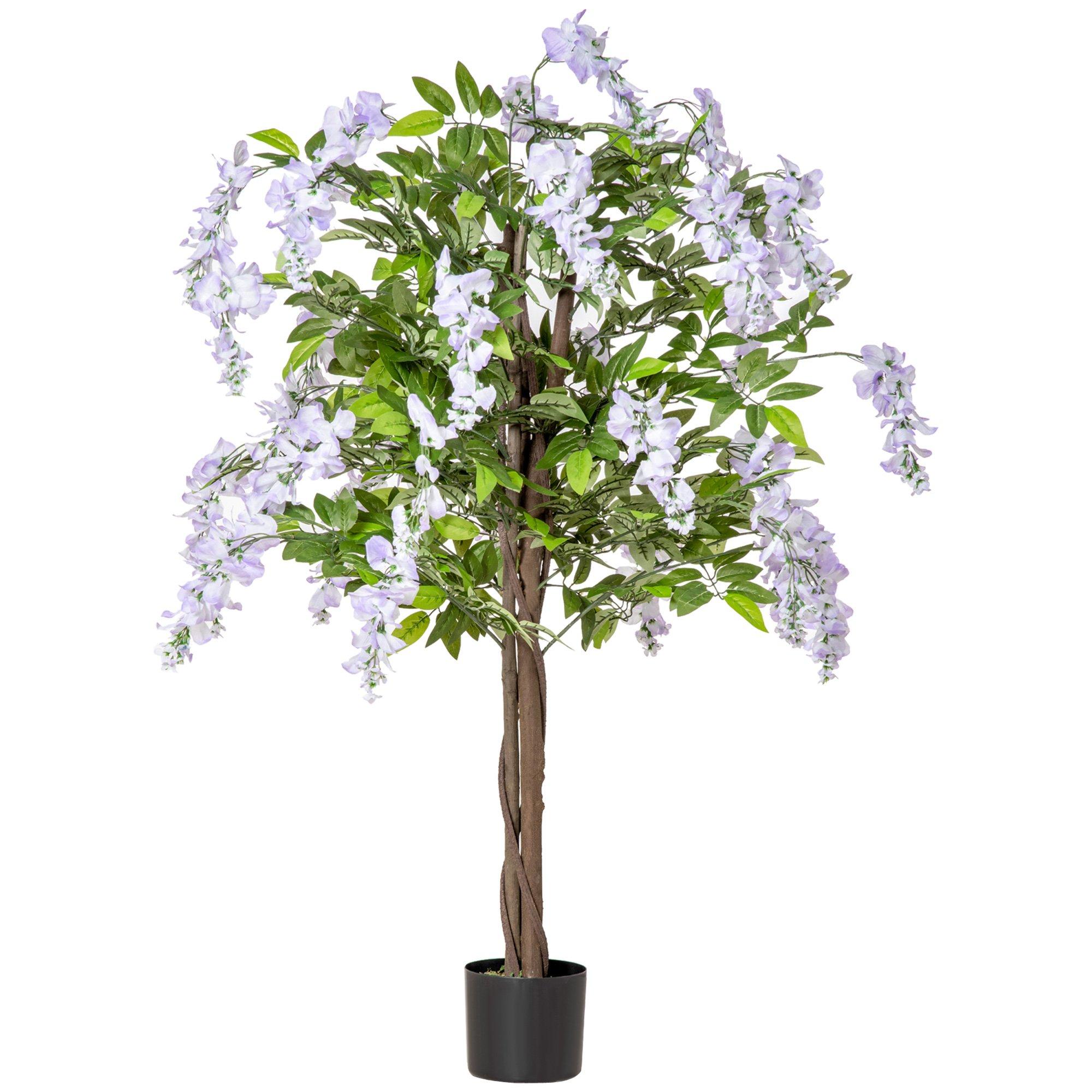 Artificial Realistic Wisteria Flower Tree in Pot Plant for Outdoor