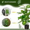 HOMCOM Artificial Evergreen Plant Realistic Fake Tree Potted Home Office thumbnail 6