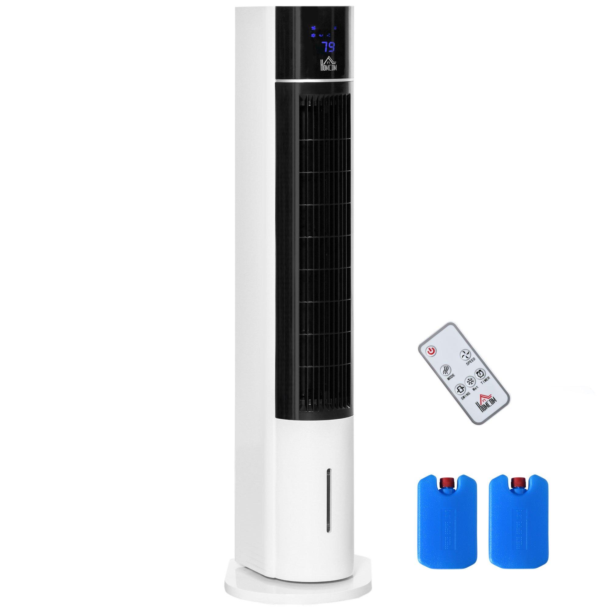 Bladeless Air Cooler Evaporative Tower Fan Humidifier Unit