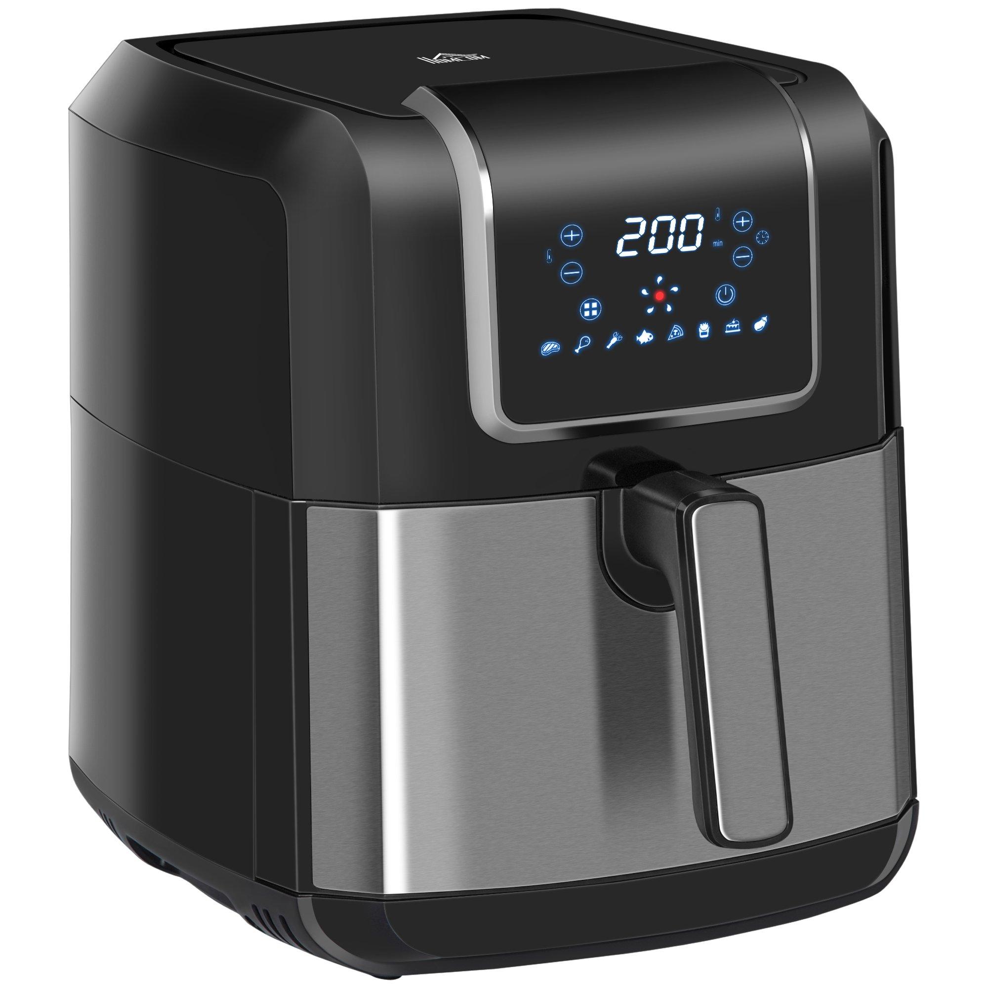 Air Fryer 1700W 6.5L with Digital Display Timer Oil Less Low Cooking