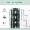 PAWHUT Chicken Wire Mesh, Foldable PVC Coated Fences, for Garden, Green thumbnail 5