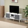 HOMCOM TV Cabinet Unit with Shelves, Entertainment Center with Foldable Drawers thumbnail 2