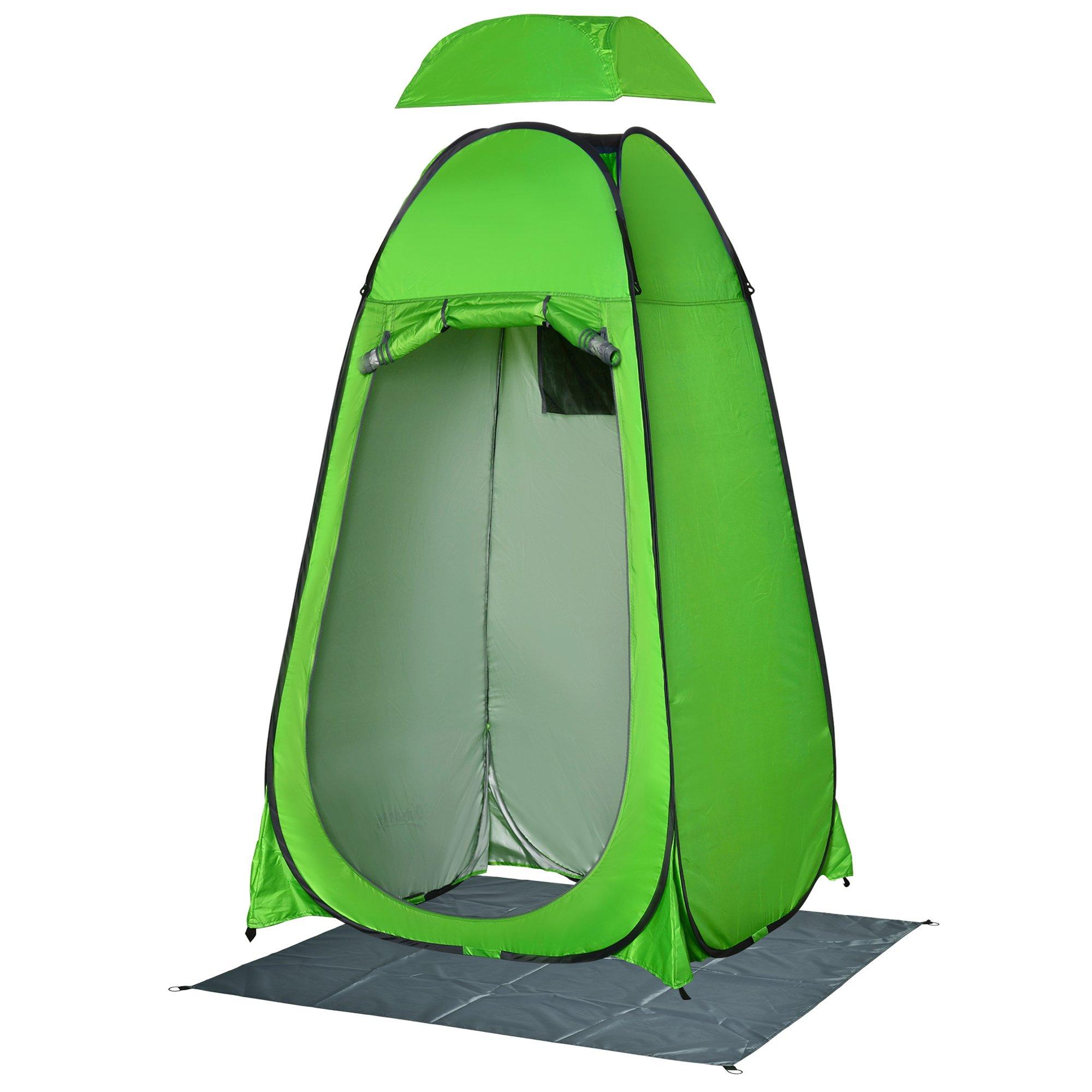 Camping Shower Tent w/ Pop Up Design, Outdoor Dressing Changing Room