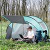 OUTSUNNY 4 Person Camping Tent Pop-up Design w/ Mesh Vents for Hiking thumbnail 2