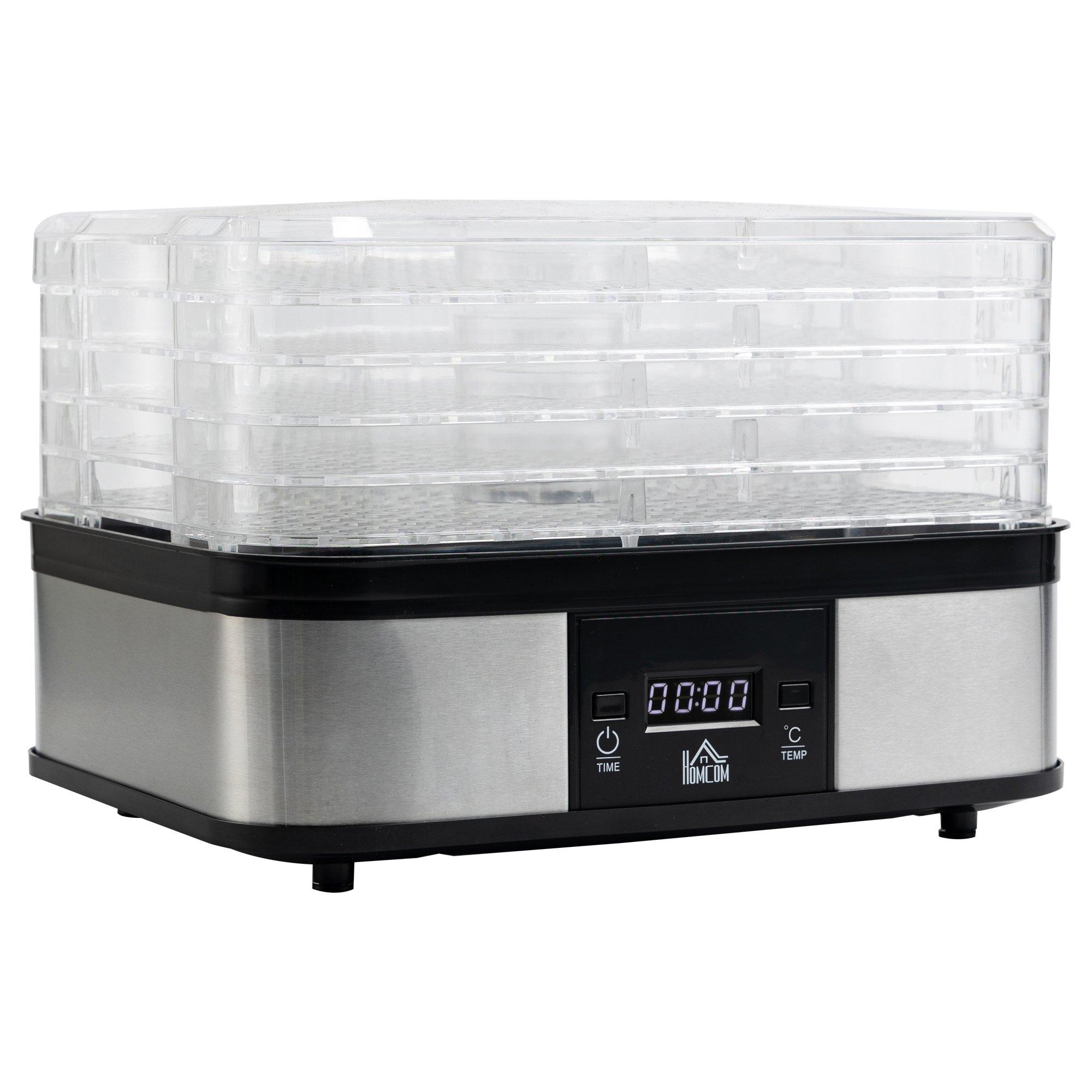 5 Tier Food Dehydrator 245W Muti Food Dryer Adjustable Temperature
