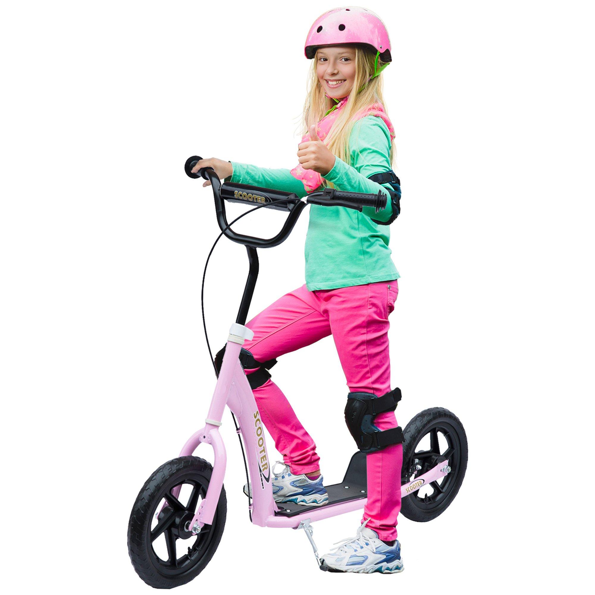 Teen Push Scooter Stunt Scooter Children Bike Ride On with 12" Tyres
