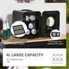 HOMCOM 4L Mini Fridge, AC+DC Portable Cooler & Warmer for Home or Car thumbnail 5