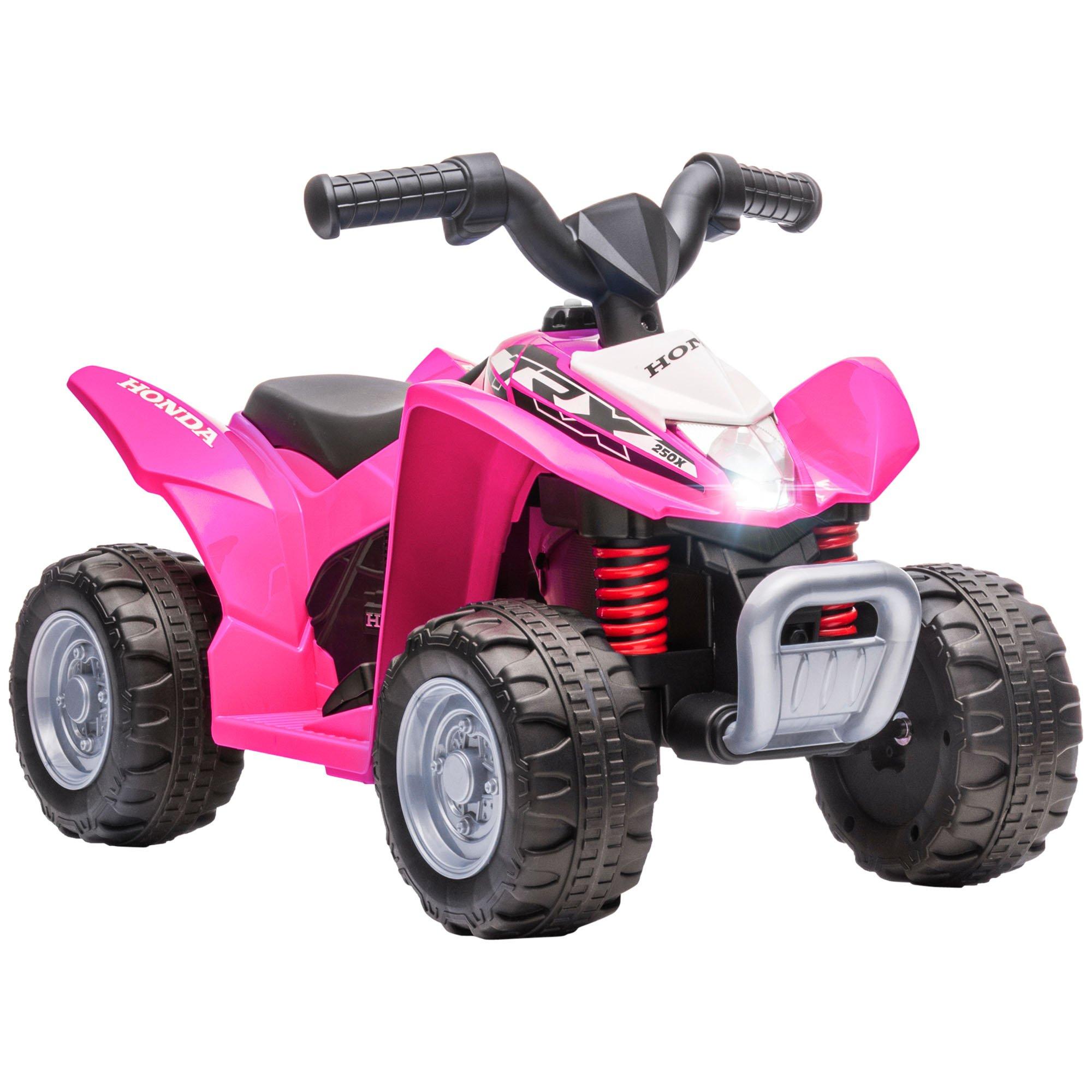 6V Honda Licensed Kids Electric Ride on ATV Toy for 1.5-3 Years