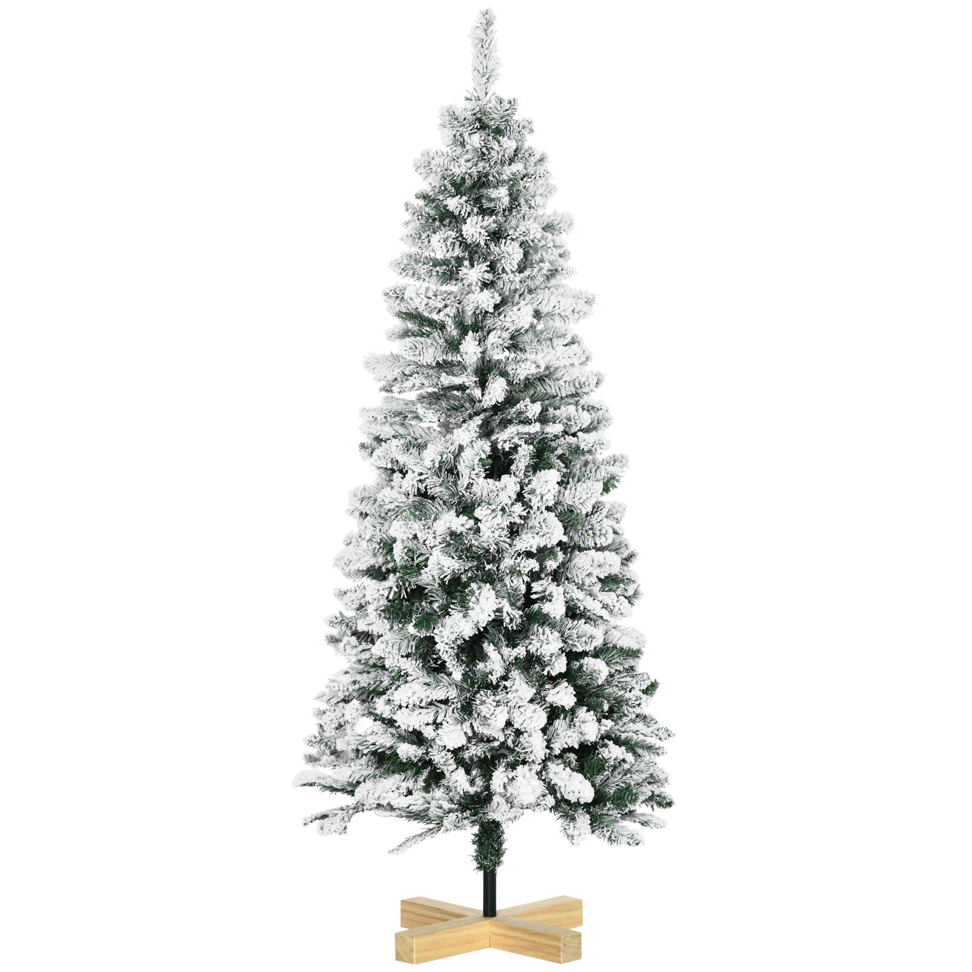 5' Snow Flocked Artificial Christmas Tree Holiday Decoration