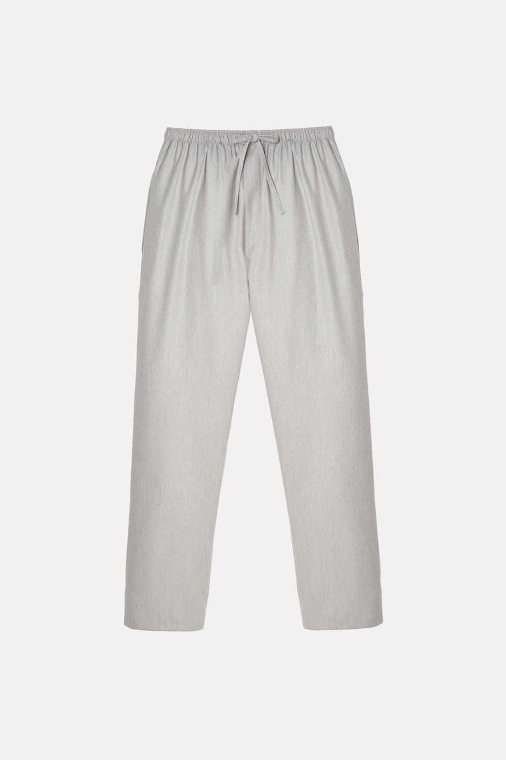 'Armoury' Herringbone Cotton Twill Pyjama Trousers