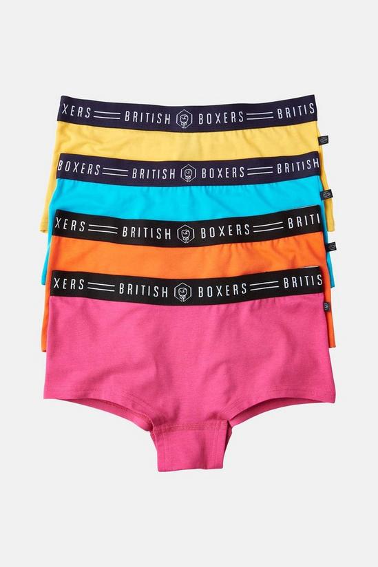 British Boxers 'Lucky Dip' Four Pack of Hipster Briefs 1