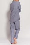 British Boxers 'Ash Grey' Herringbone Brushed Cotton Pyjama Set thumbnail 4