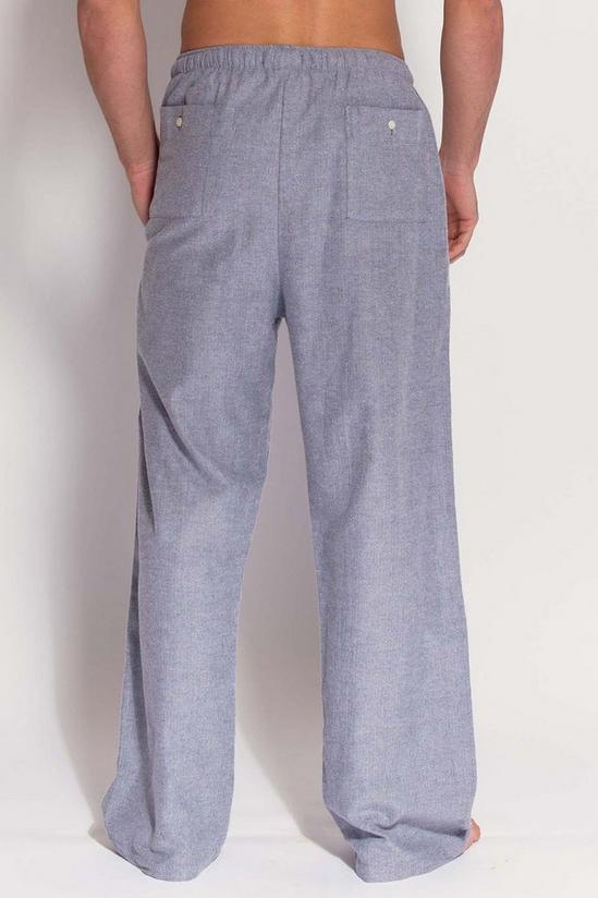 British Boxers Herringbone Brushed Cotton Pyjama Trousers 4