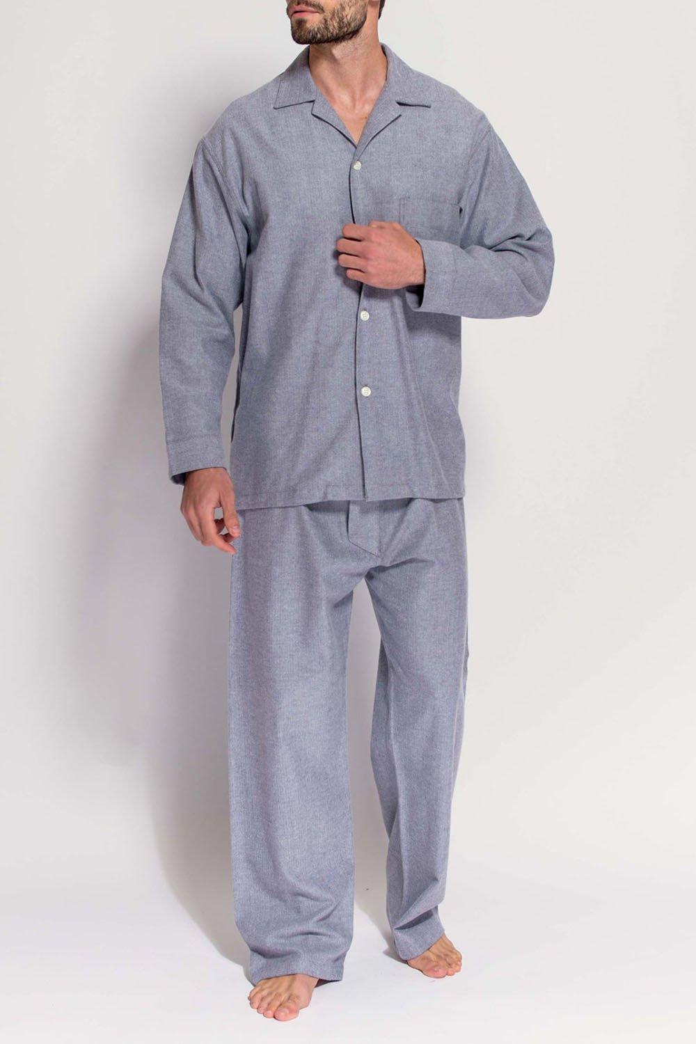 Herringbone Brushed Cotton Pyjama Set