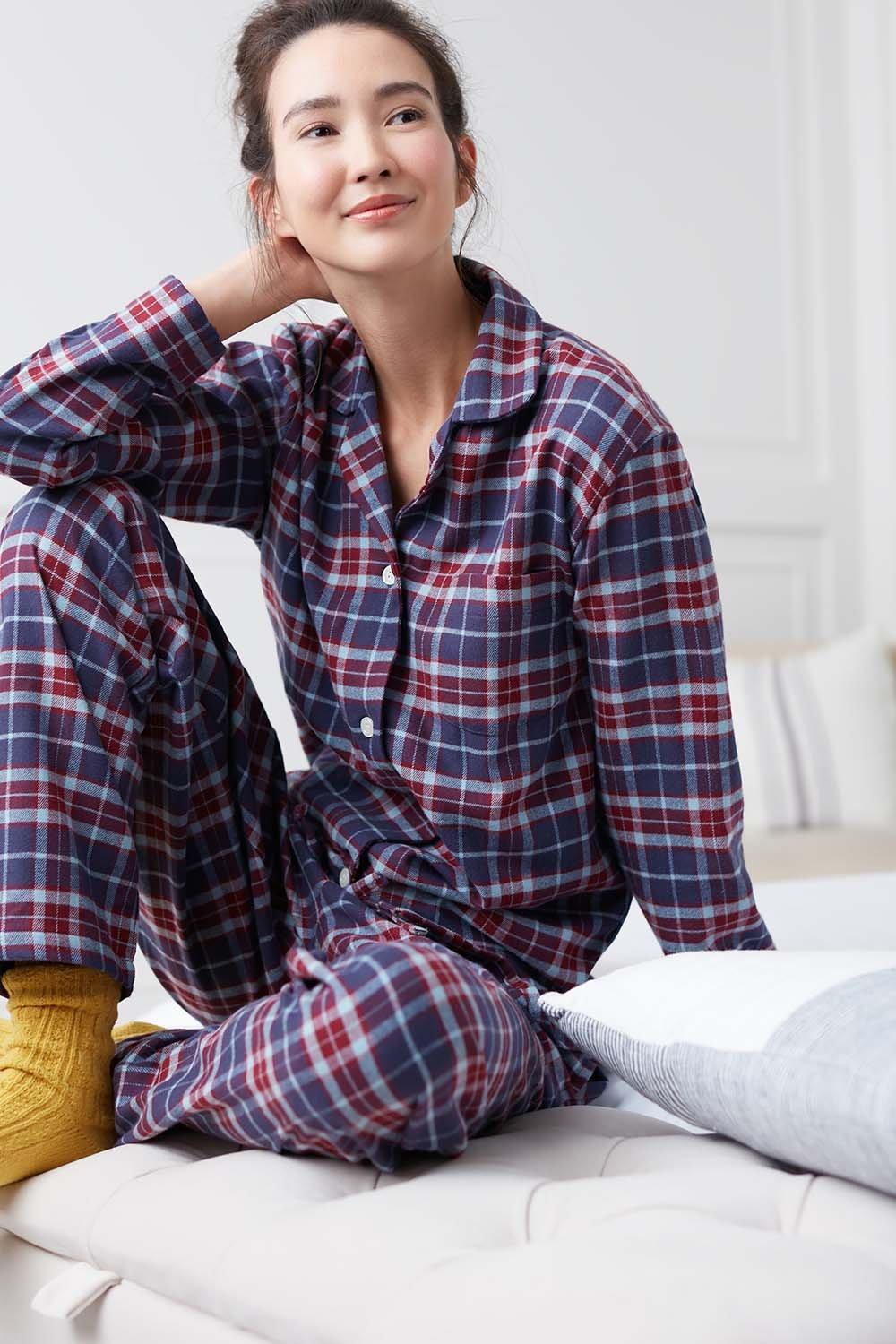 'Arran' Tartan Brushed Cotton Pyjama Set
