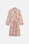 British Boxers Flower Bed Crisp Cotton Mid Length Dressing Gown thumbnail 2