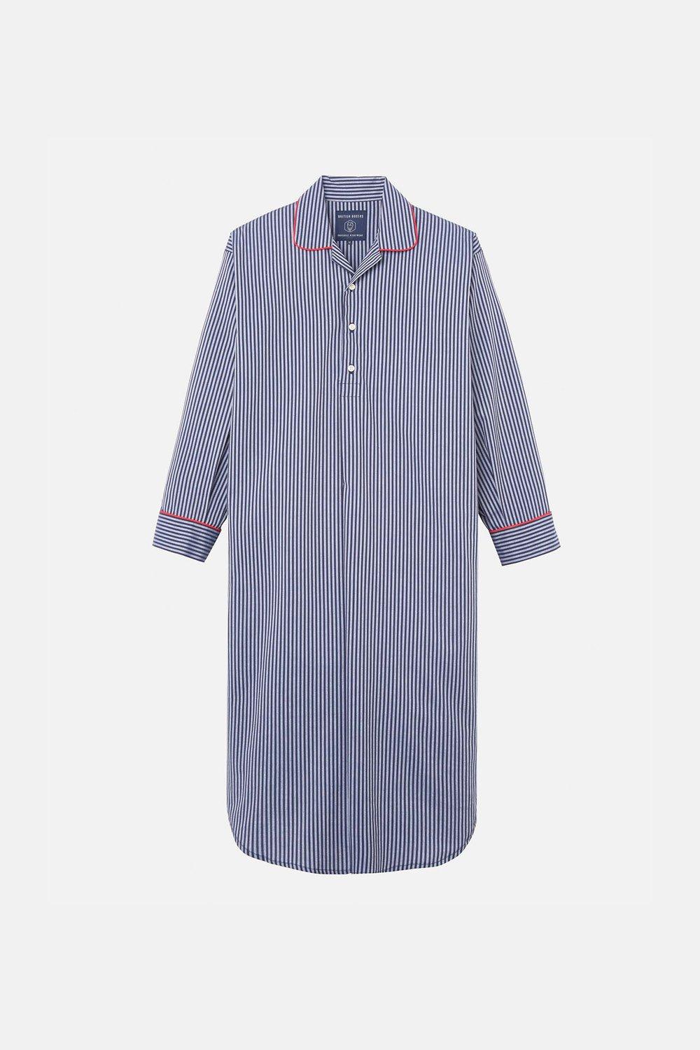 Winchester Stripe Crisp Cotton Nightshirt