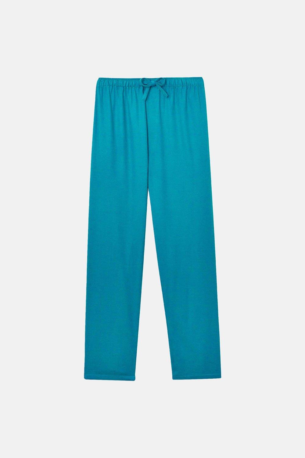 'Storm' Herringbone Brushed Cotton Pyjama Trousers