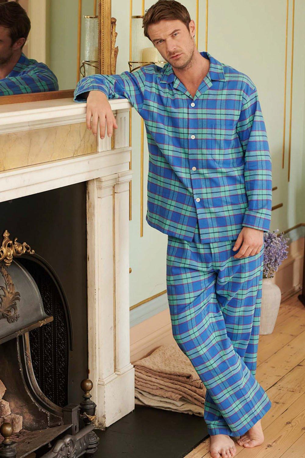 Nightwear Inverness Tartan Brushed Cotton Pyjama Set British