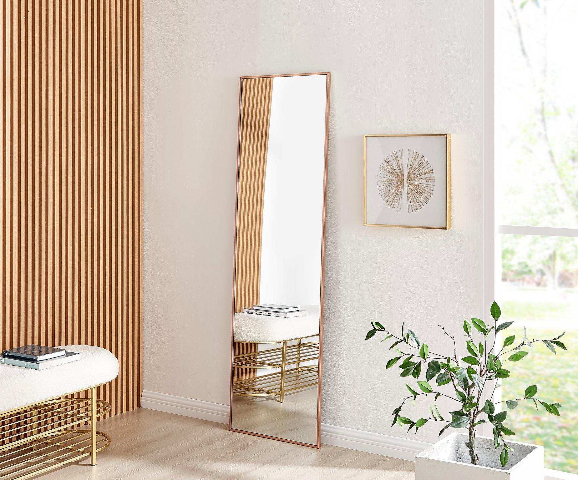 Emma Full Length Extra Large 170x50cm Framed Rectangular Vertical Living Room Hallway Wall Mirror