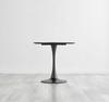 FurnitureboxUK Elina 80cm Round 2-Seater White Marble Effect Pedestal Dining Table thumbnail 2