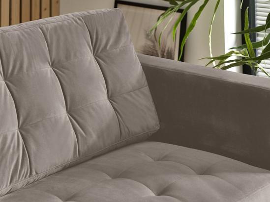 FurnitureboxUK Jade 3-Seater Soft Touch Velvet Sofa With Solid Wood Frame 4