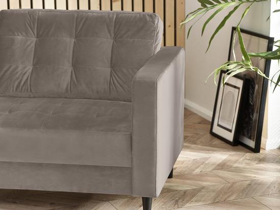 FurnitureboxUK Jade 3-Seater Soft Touch Velvet Sofa With Solid Wood Frame 5