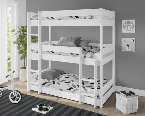 Home Detail Kennedy Kids Wooden Triple Bunk Bed 1