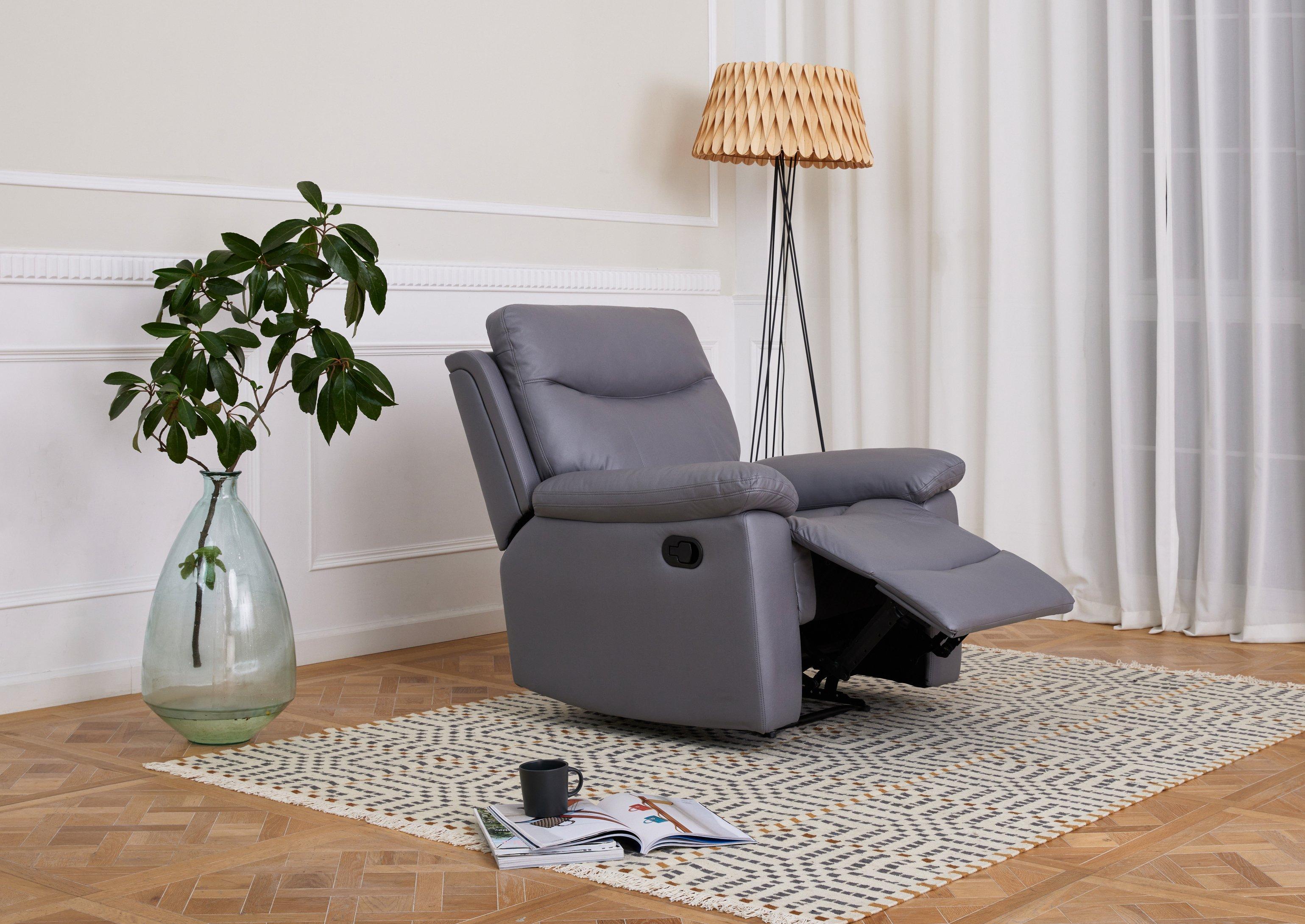 Theo High Back Manual Recliner Armchair