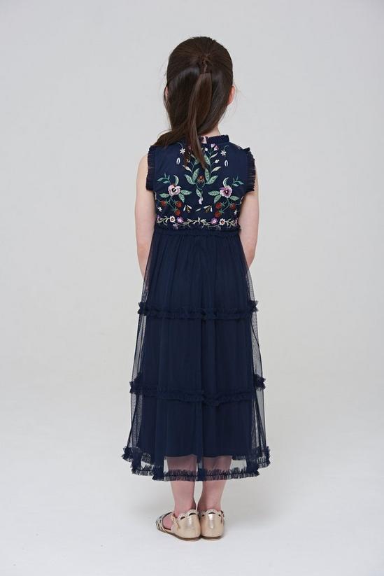 Amelia Rose Floral Embroidered Bodice Dress 4