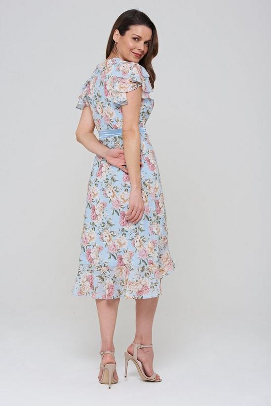 Amelia Rose Floral Print Midi Dress 2