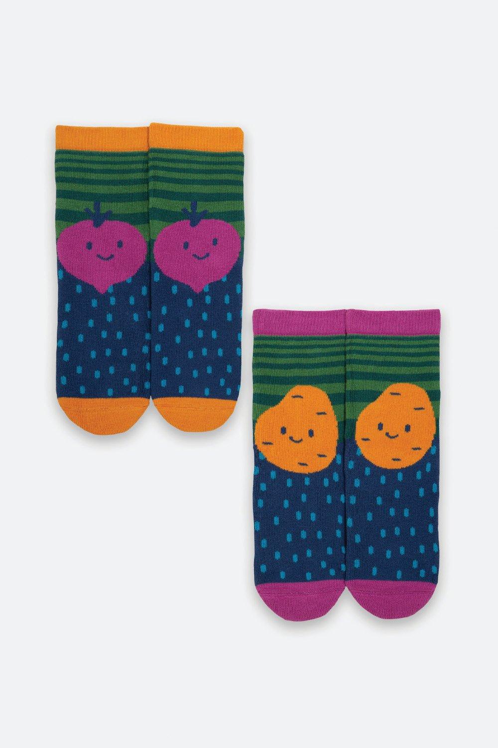 Veggie Grippy Socks