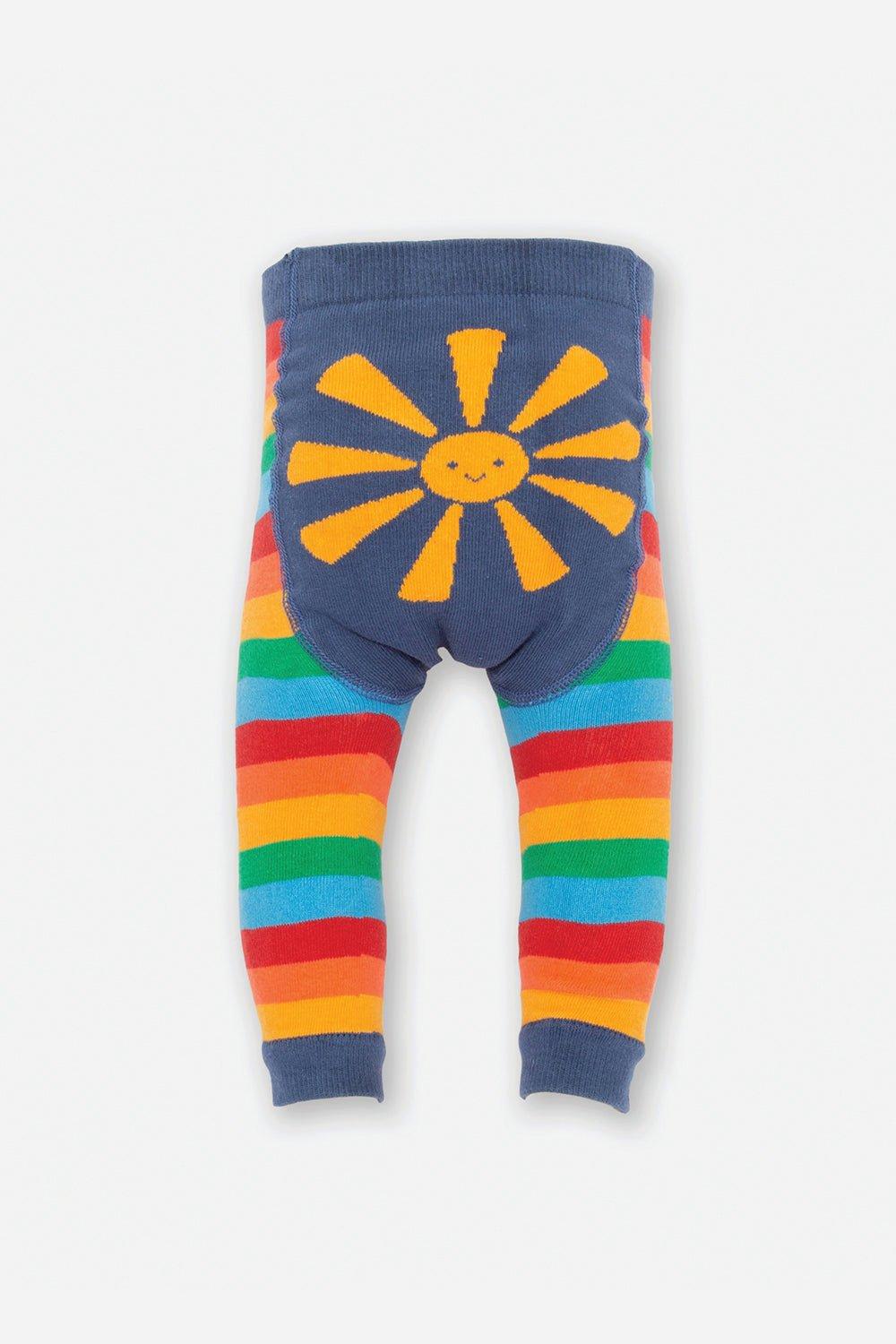 Baby Rainbow Sun Knit Leggings