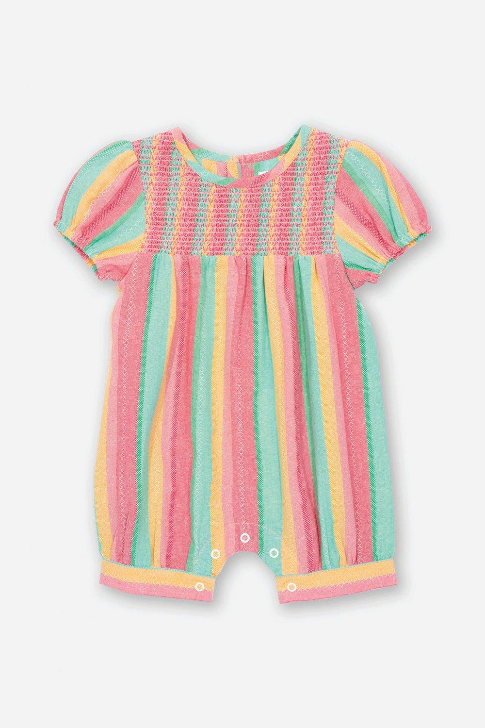 Baby Girl Special Stripe Romper